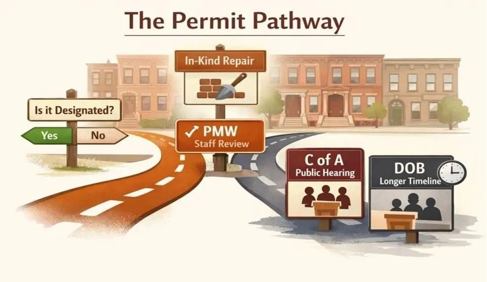 Do You Need a Permit? Navigating LPC Rules for Brownstone Façade Repair
